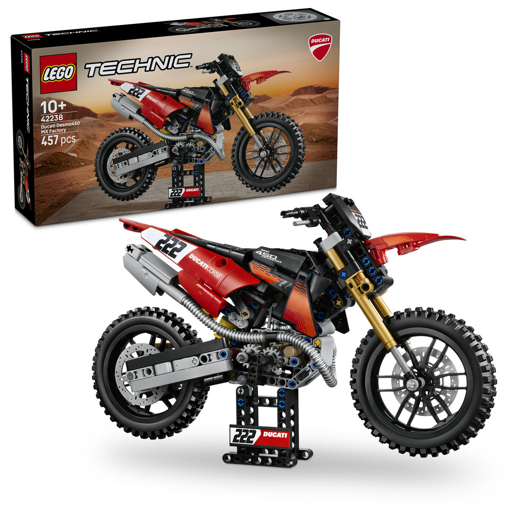 LEGO® TECHNIC 42238 Motorka Ducati Desmo450 MX Factory