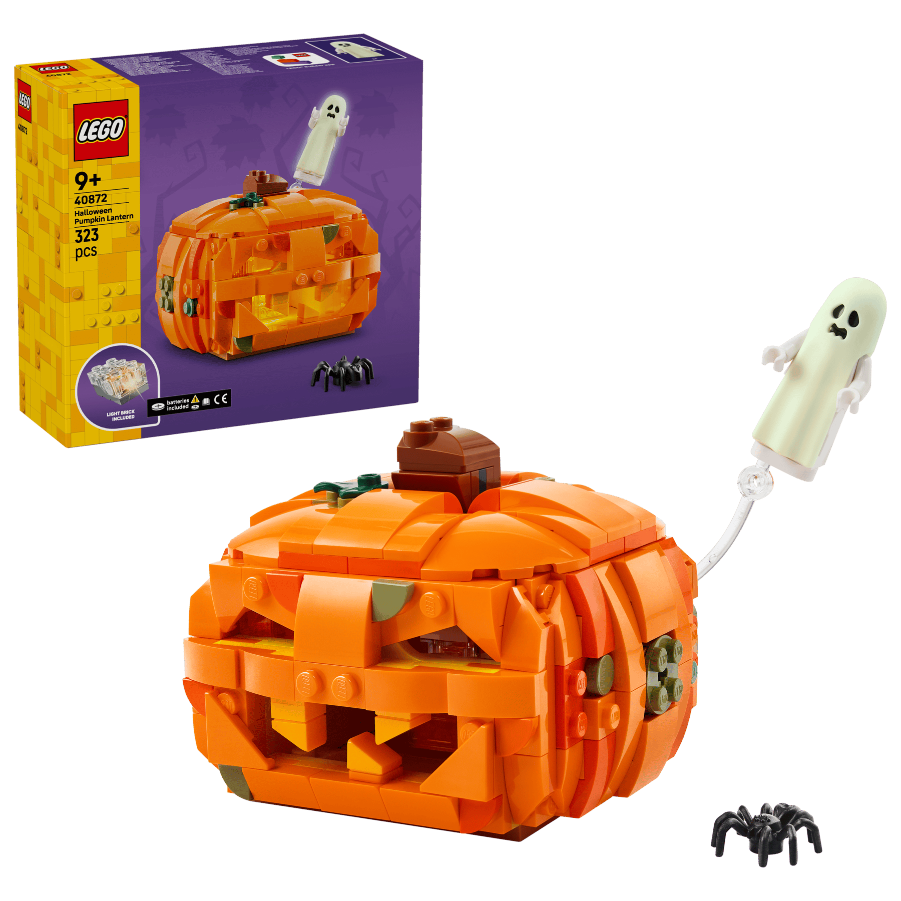 LEGO® 40872 Halloweenská lucerna ve tvaru dýně