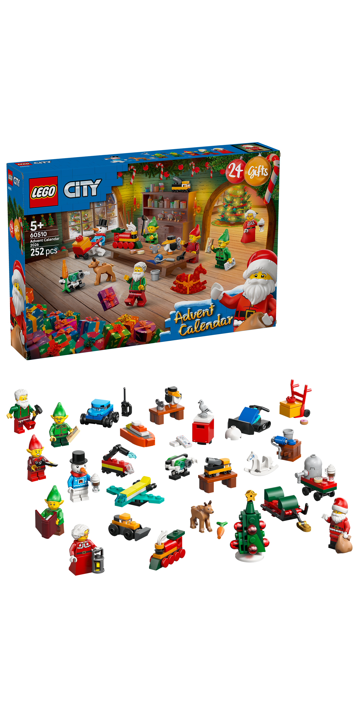 LEGO® CITY 60510 Adventní kalendář