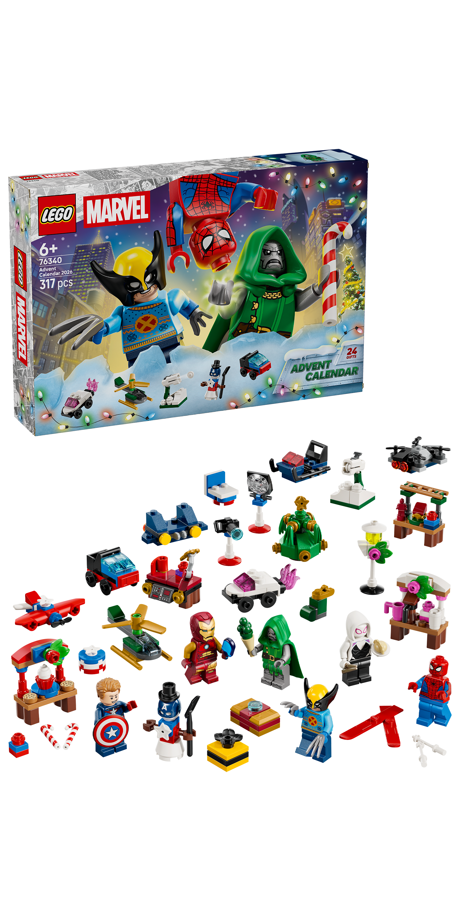 LEGO Marvel 76340 Adventní kalendář 2026