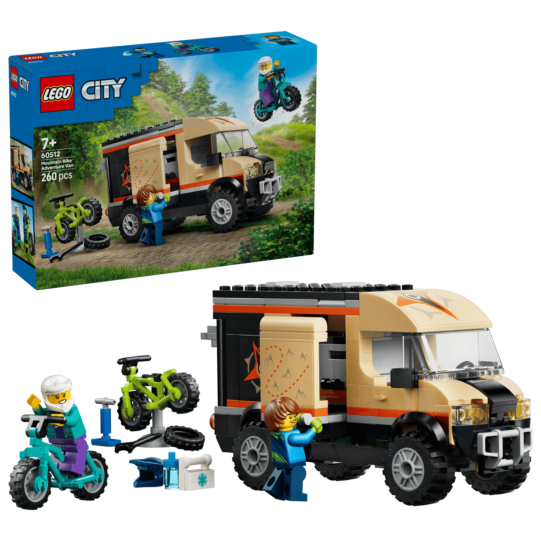 LEGO® City 60512 Dodávka s horskými koly