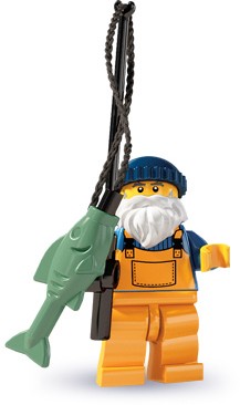 LEGO 8803 Minifigurky, série 3-1 Rybář