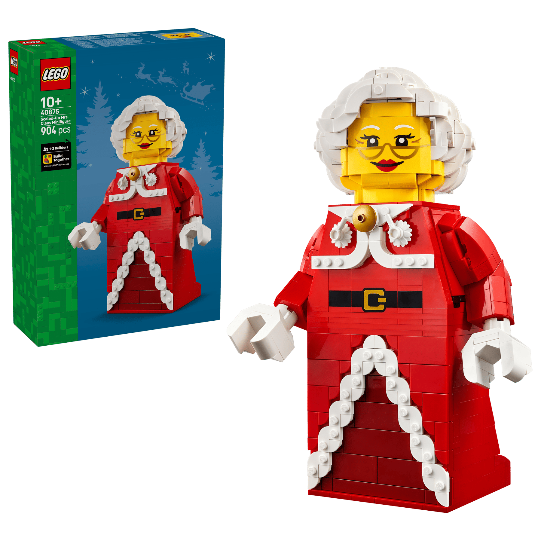 LEGO® 40875 Zvětšená minifigurka paní Clausové