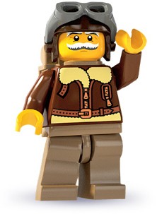 LEGO 8803 Minifigurky, série 3-2 Pilot