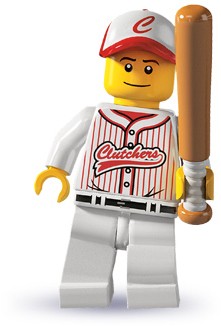 LEGO 8803 Minifigurky, série 3-16 Basebalista