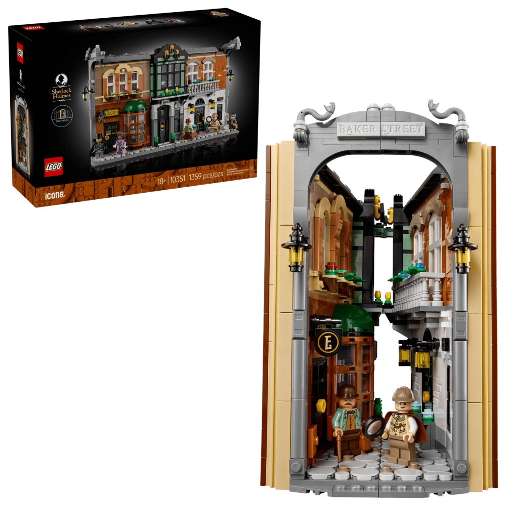 LEGO® Icons™10351 Knižní zarážka: Sherlock Holmes