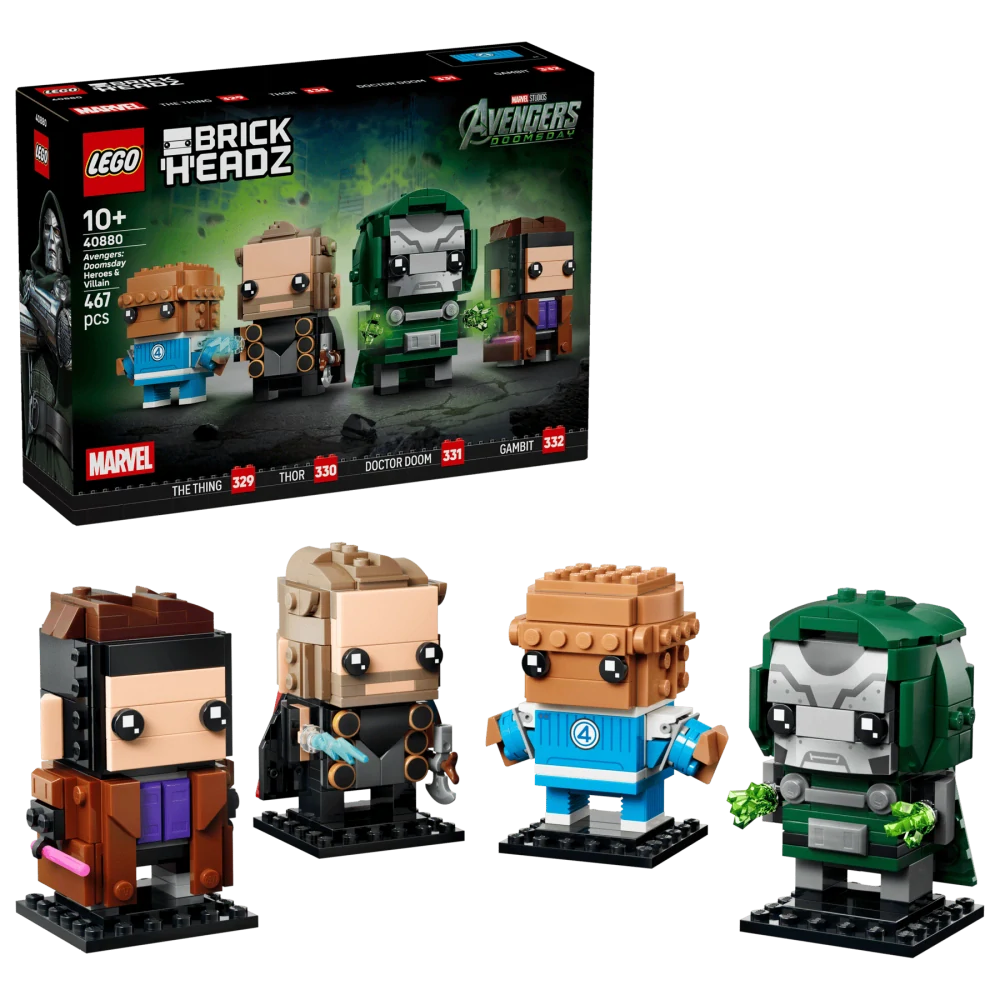 LEGO® BrickHeadz™ 40880 Avengers: Doomsday: Hrdinové a padouch