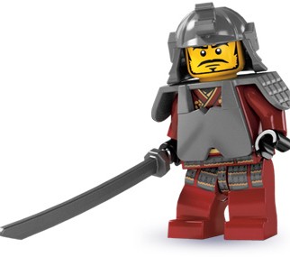 LEGO 8803 Minifigurky, série 3-4 Samuraj