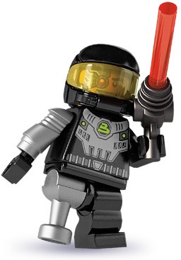 LEGO 8803 Minifigurky, série 3-6 Kyborg