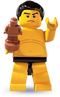 LEGO 8803 Minifigurky, série 3-7 Zápasník Sumo