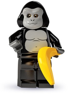 LEGO 8803 Minifigurky, série 3-12 Gorila kostým