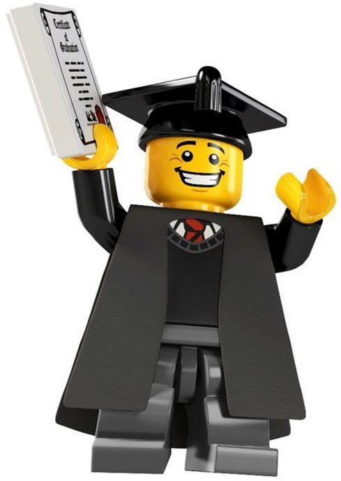 LEGO 8805 Minifigurky, série 5-1 - Absolvent