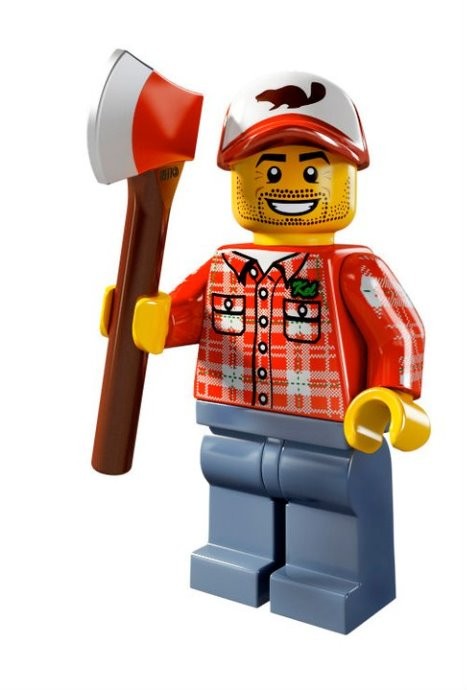 LEGO 8805 Minifigurky, série 5-8 - Dřevorubec