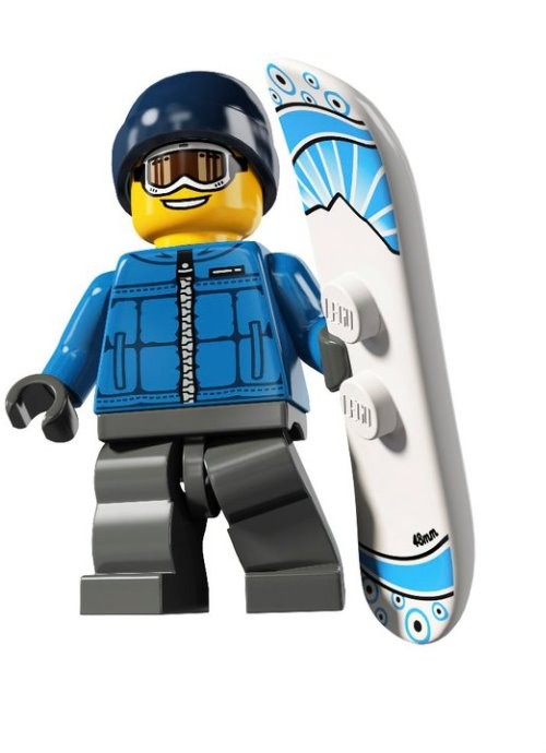 LEGO 8805 Minifigurky, série 5-16 -Snowboardista