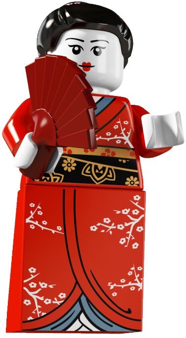 LEGO 8804 Minifigurky, série 4 - Gejša