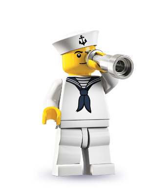 LEGO 8804 Minifigurky, série 4 - Námořník