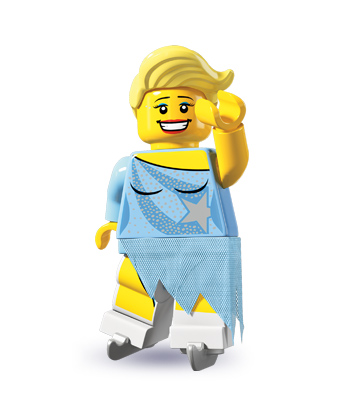 LEGO 8804 Minifigurky, série 4 - Krasobruslařka