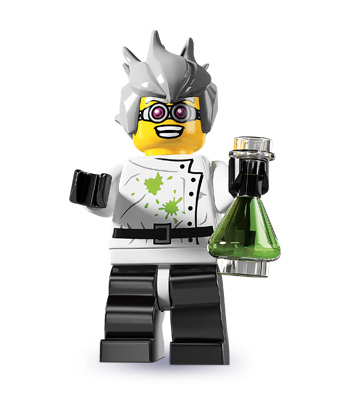 LEGO 8804 Minifigurky, série 4 - Šílený vědec