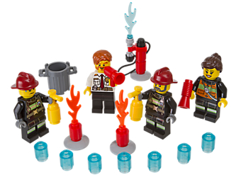 Lego 850618 kolecce hasičských figurek