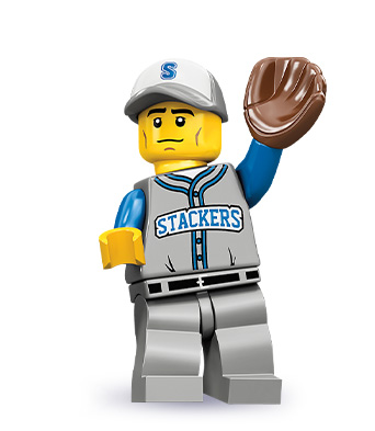 LEGO 71001 Minifigurky 10 série - 13. Hráč Baseballu