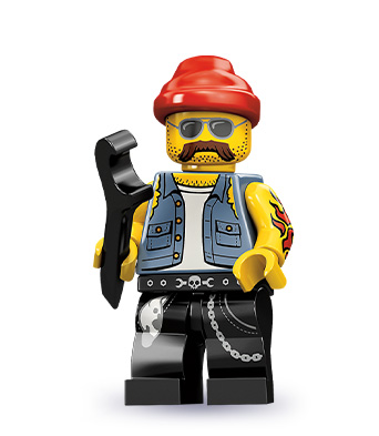 LEGO 71001 Minifigurky 10 série - 16. Opravář motocyklu