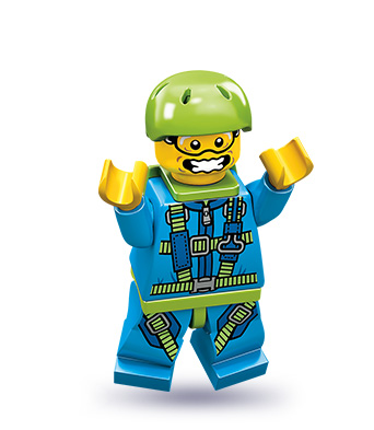LEGO 71001 Minifigurky 10 série - 6. Parašutista