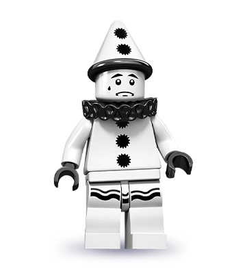 LEGO 71001 Minifigurky 10 série - 11. Smutný klaun