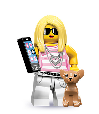 LEGO 71001 Minifigurky 10 série - 14. Dívka s pejskem