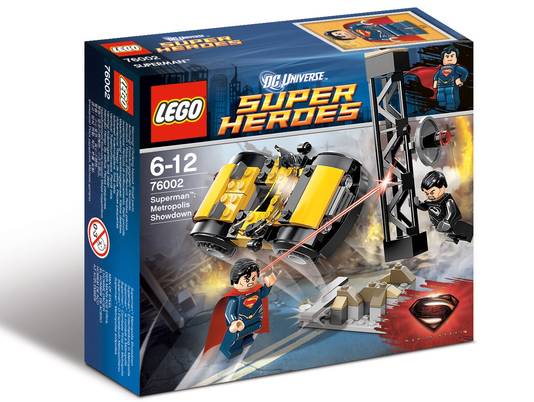 LEGO 76002 SUPER HEROES Superman a zúčtování v Metropolis