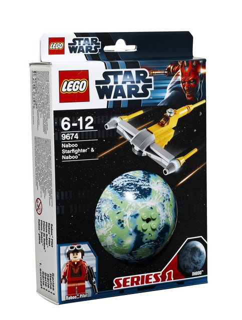 LEGO 9674 STAR WARS Hvězdná stíhačka Naboo