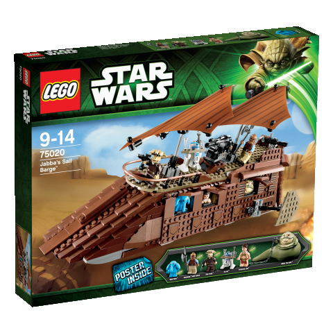 LEGO 75020 Star Wars Jabbův nákladní člun-poškozená krabice