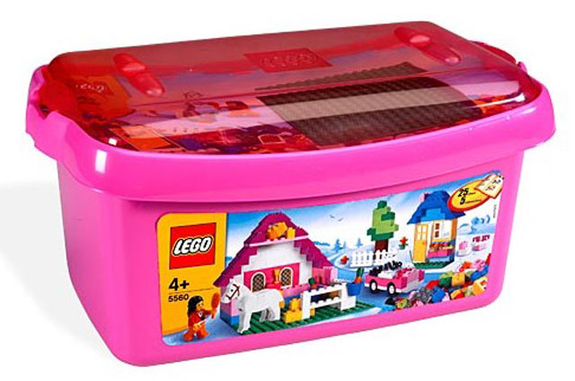 Lego 5560 Velká růžová krabice kostek