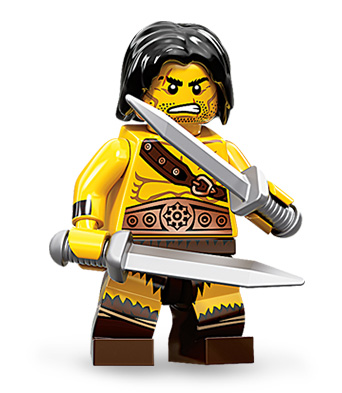 LEGO 71002 Minifigurka 11 série - 1. Barbar
