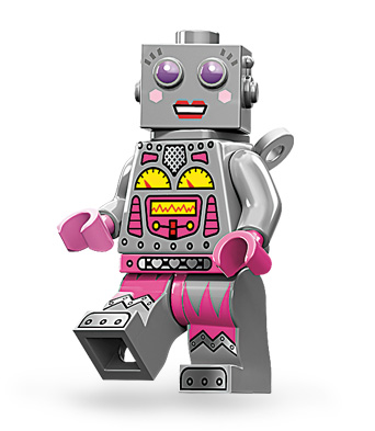 LEGO 71002 Minifigurka 11 série - 16. Slečna robot