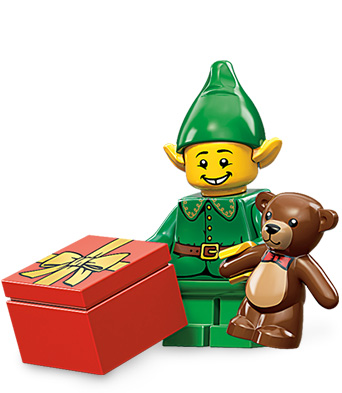 LEGO 71002 Minifigurky 11 série - 7. Vánoční elf