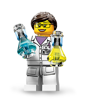 LEGO 71002 Minifigurky 11 série - 11. Vědecká pracovnice