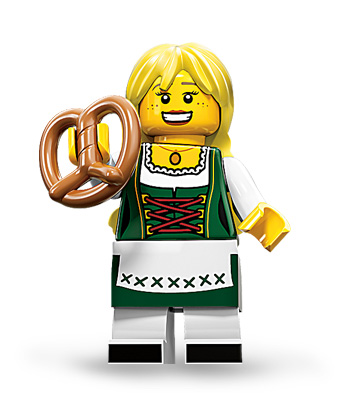 LEGO 71002 Minifigurka 11 série - 3. Bavorská dívka