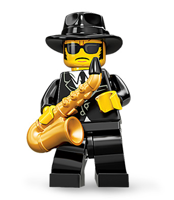 LEGO 71002 Minifigurka 11 série - 12. saxofonista