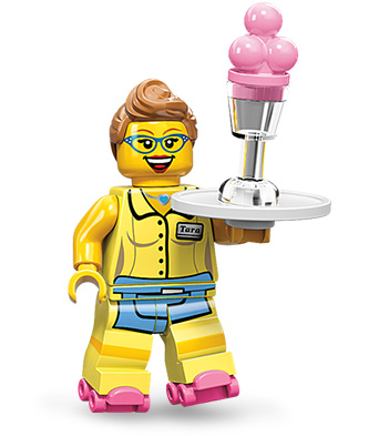 LEGO 71002 Minifigurka 11 série - 13. Servírka