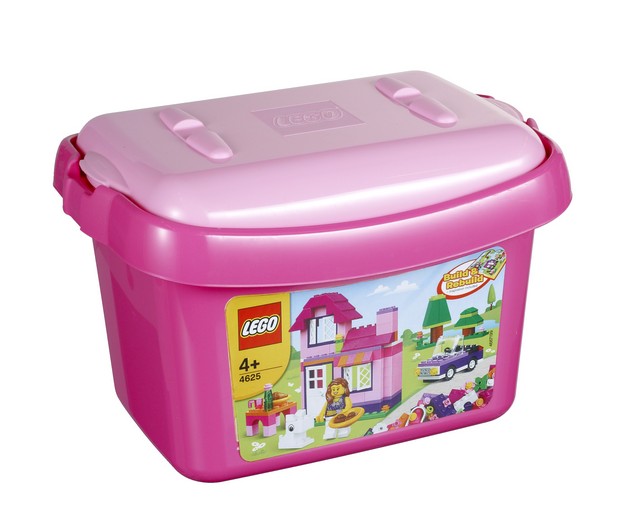LEGO 4625 Růžový box s kostkami, 224 ks