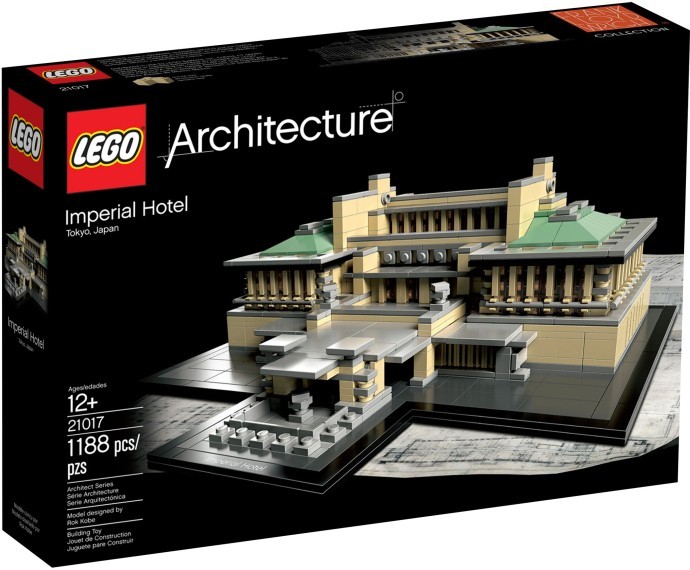 LEGO Architecture 21017 Imperial Hotel -mírně pošk.krabice