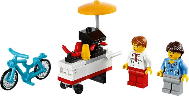 LEGO 40078 - prodejce Hot Dogu