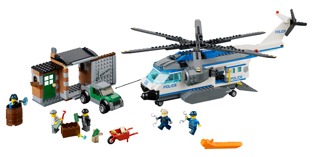 LEGO 60046 CITY Vrtulníková hlídka