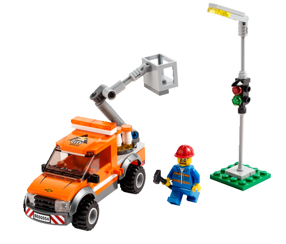 LEGO 60054 CITY Opravářský vůz s plošinou