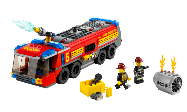 LEGO 60061 CITY Letištní hasičské auto