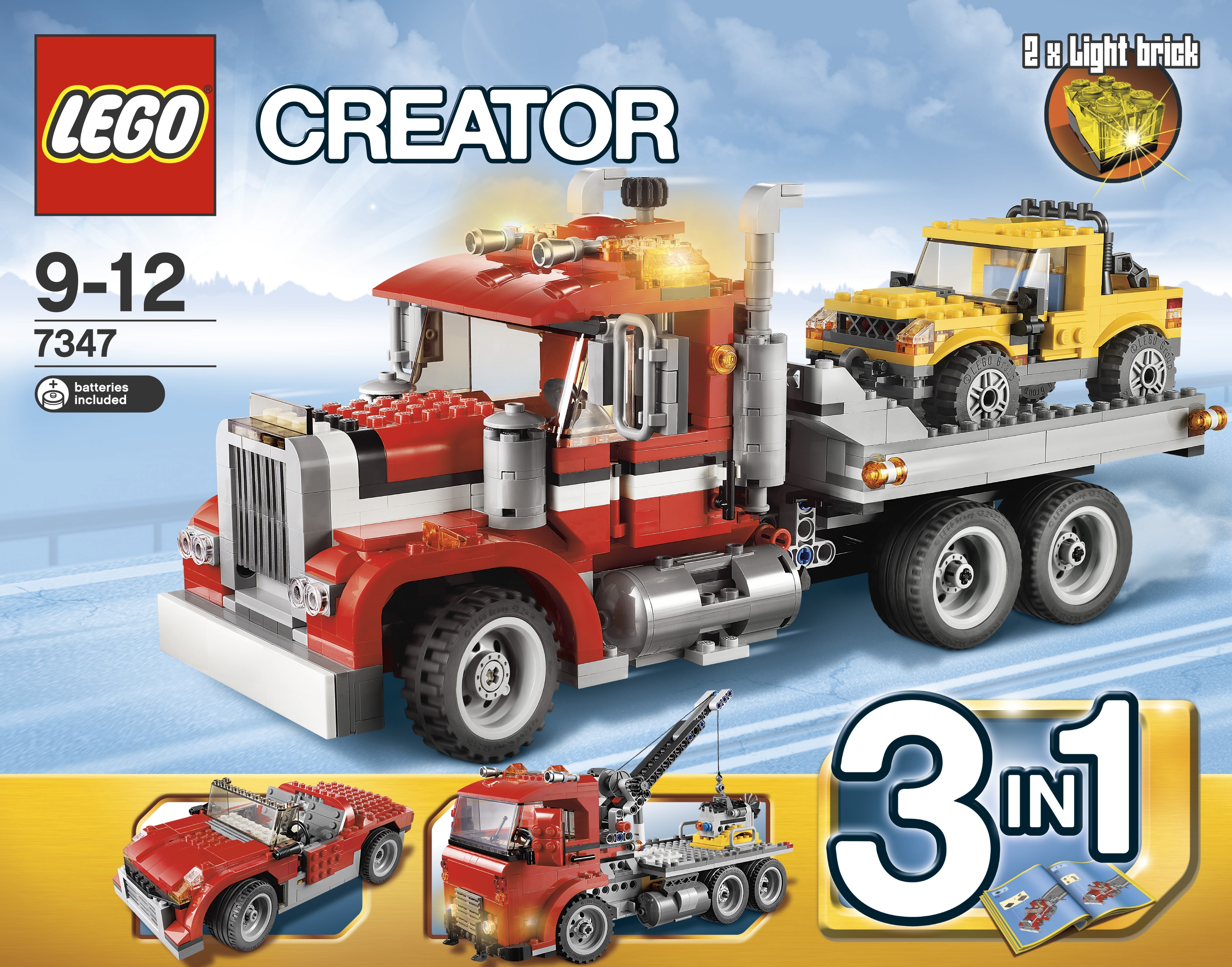 LEGO 7347 Creator - Dálniční odtah 3 v 1