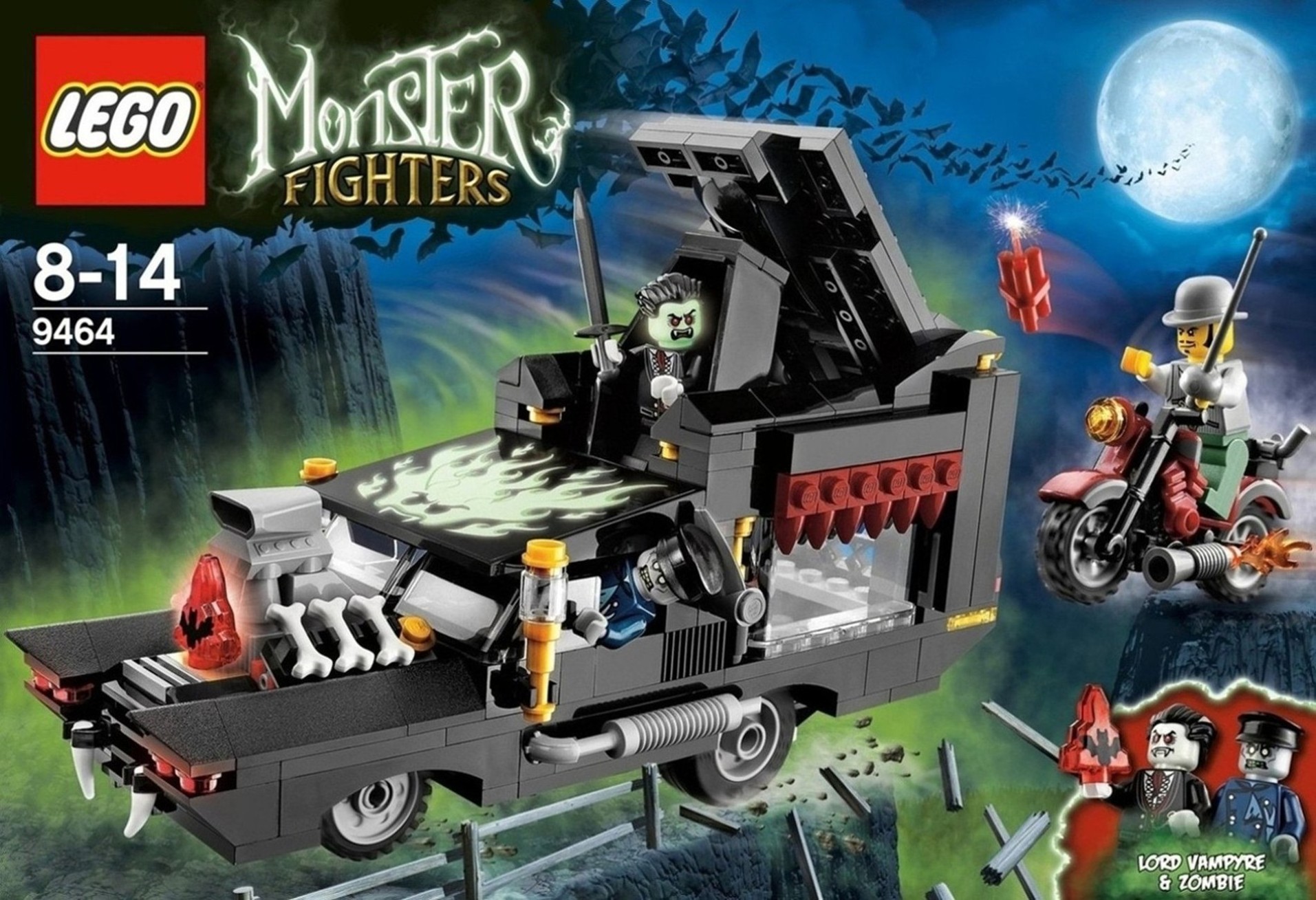 LEGO 9464 MONSTER FIGHTERS Pohřební vůz upíra