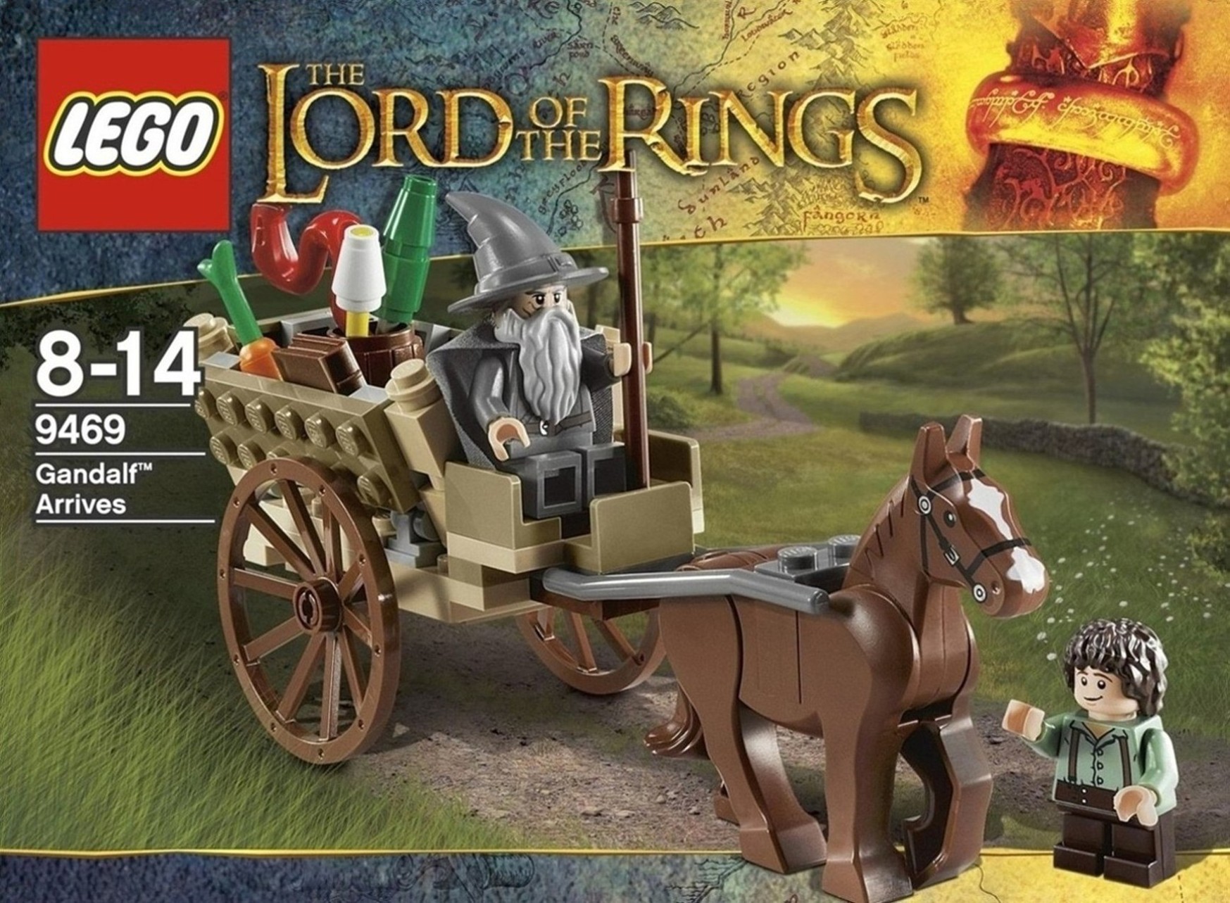 LEGO 9469 PÁN PRSTENŮ Gandalf přichází