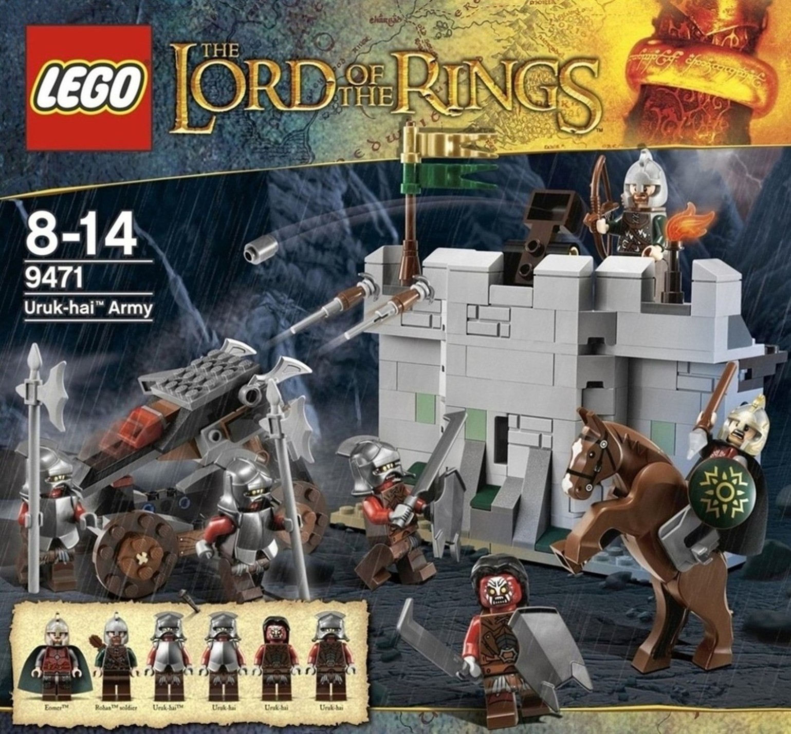 LEGO 9471 PÁN PRSTENŮ Armáda Uruk-hai