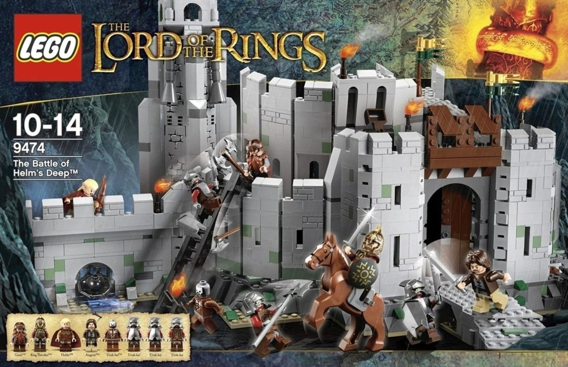 LEGO 9474 PÁN PRSTENŮ Bitva o Helmův žleb